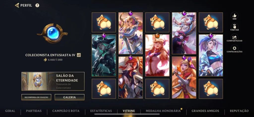 CONTA WILD RIFT PARA INICIANTES (SKINS DE FADINHA)