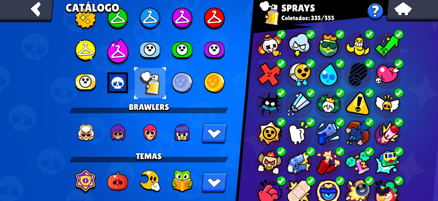 Conta brawl Stars colecionador