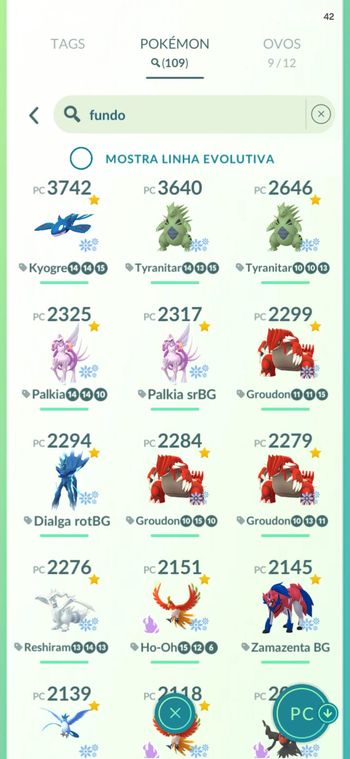 Conta Pokémon GO LVL71 - 28M de Poeira, Zygarde 100%, Mewtwo Shundo Mega