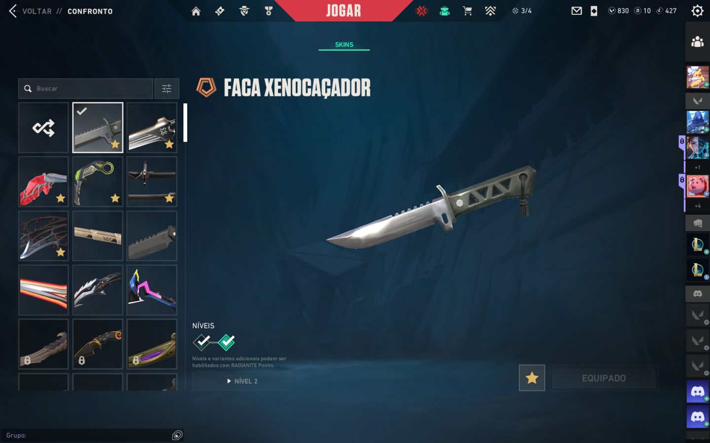 Conta valorant com 3400 reais gastos!!!
