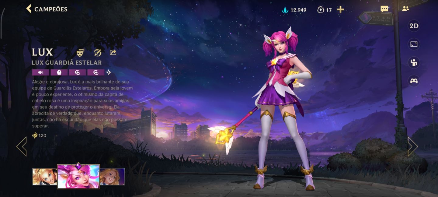 CONTA WILD RIFT (76 SKINS NO TOTAL)