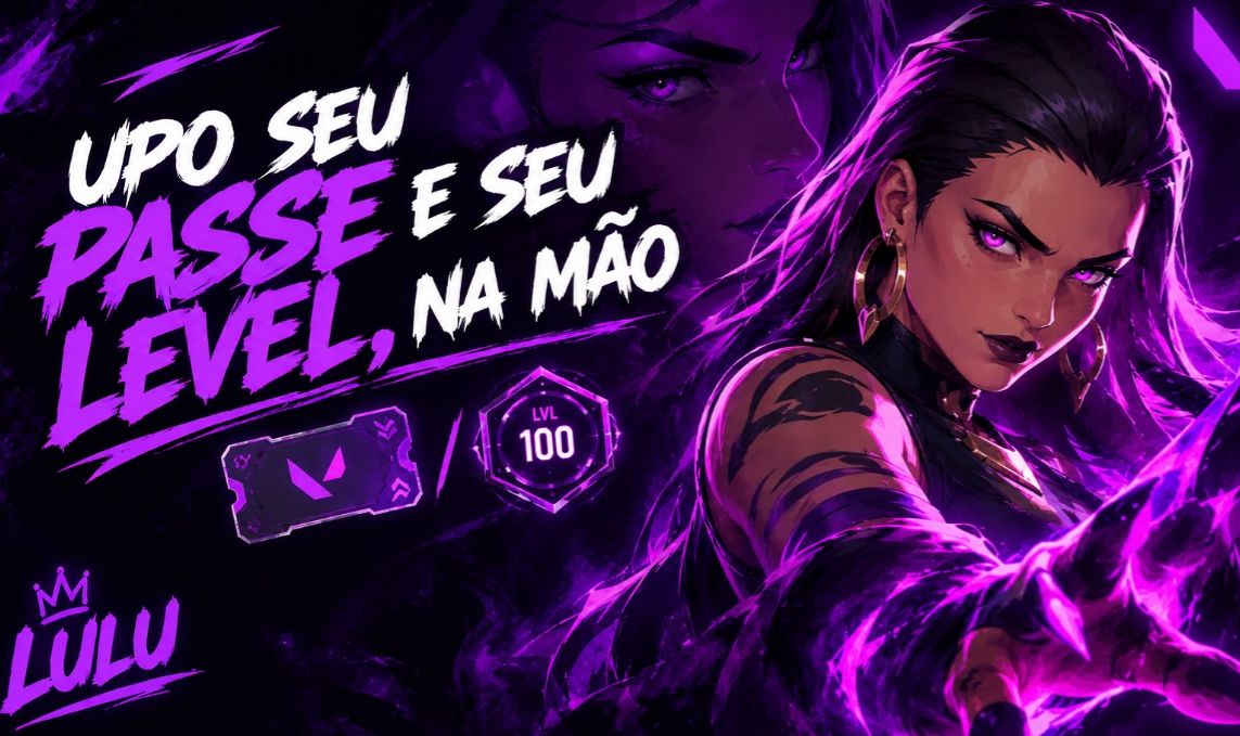 VALORANT | UP DE LEVEL & PASSE | 100% A MÃO E SEGURO