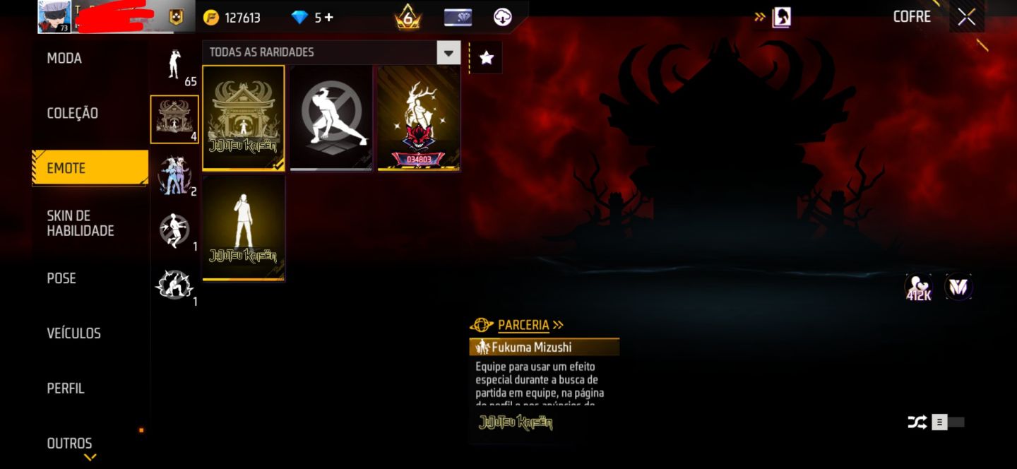 Conta free fire muito gemada primeiro passe e barbinha