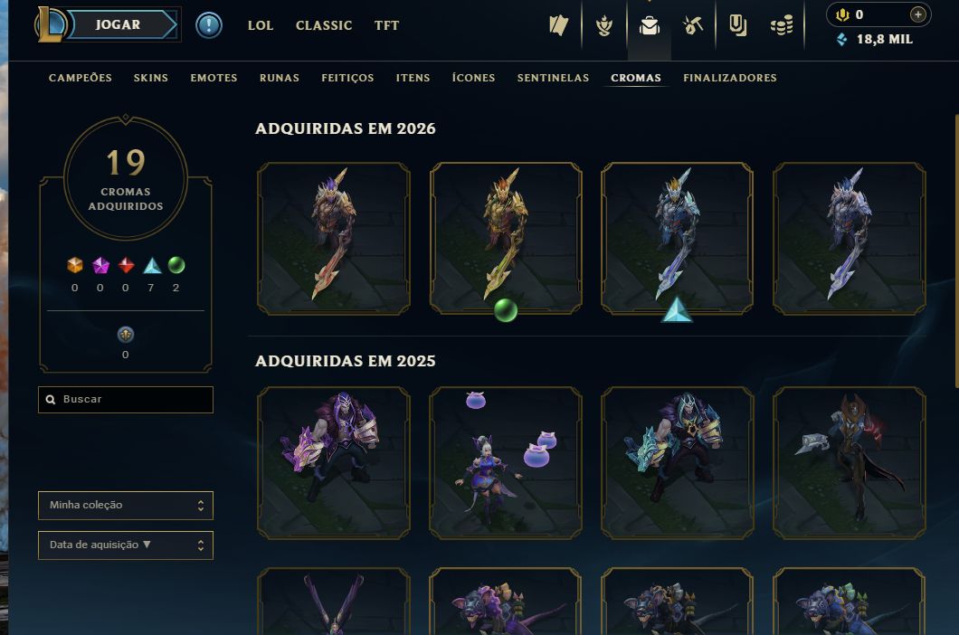 CONTA LEAGUE OF LEGENDS | NÍVEL 89 | VOLIBEAR DRAGÃO DA DUALIDADE PRESTÍGIO