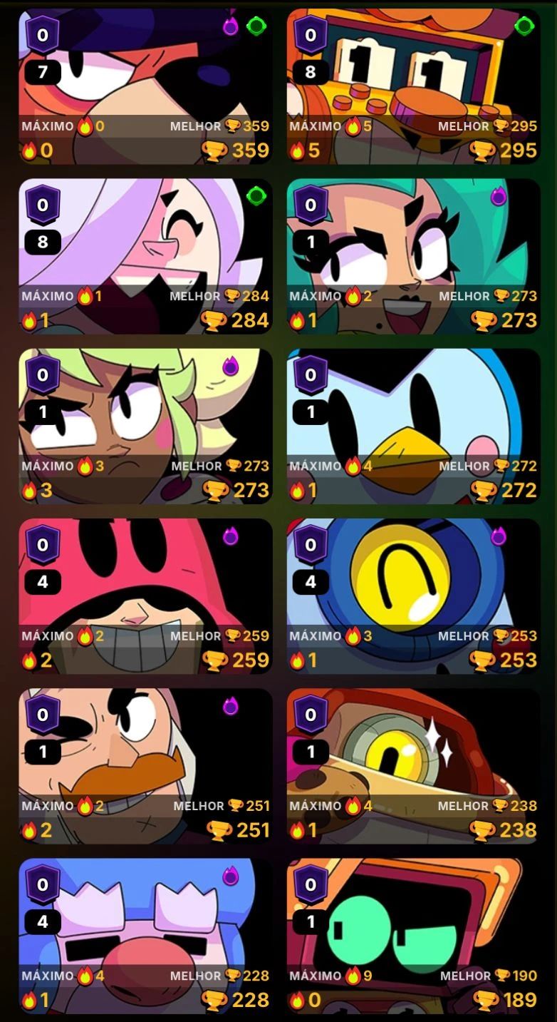 Conta Brawl Stars 59k+ Com coisas exclusivas