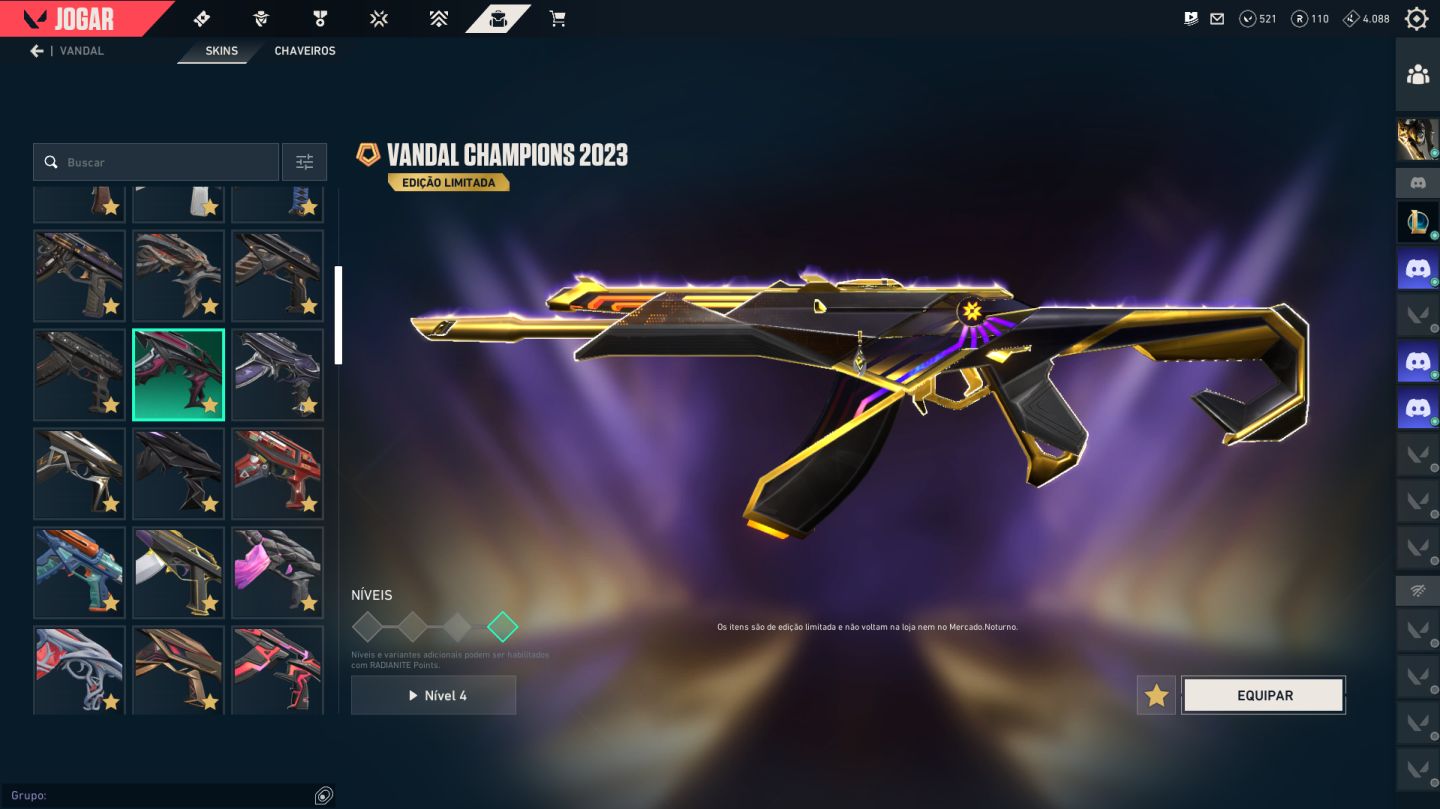 Conta de valorant com todos as champions Radiante 3x e imortal 6x R$9350 GASTOS