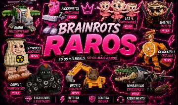 BRAINROTS RAROS Rhino Helicopterino, Centrucci etc! Para Colecionadores!