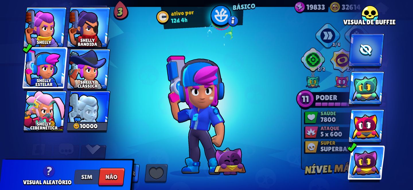 CONTA BRAWL RARA DE 2018 COM SHELLY ESTELAR | RANK LENDÁRIO | SKINS | RECURSOS