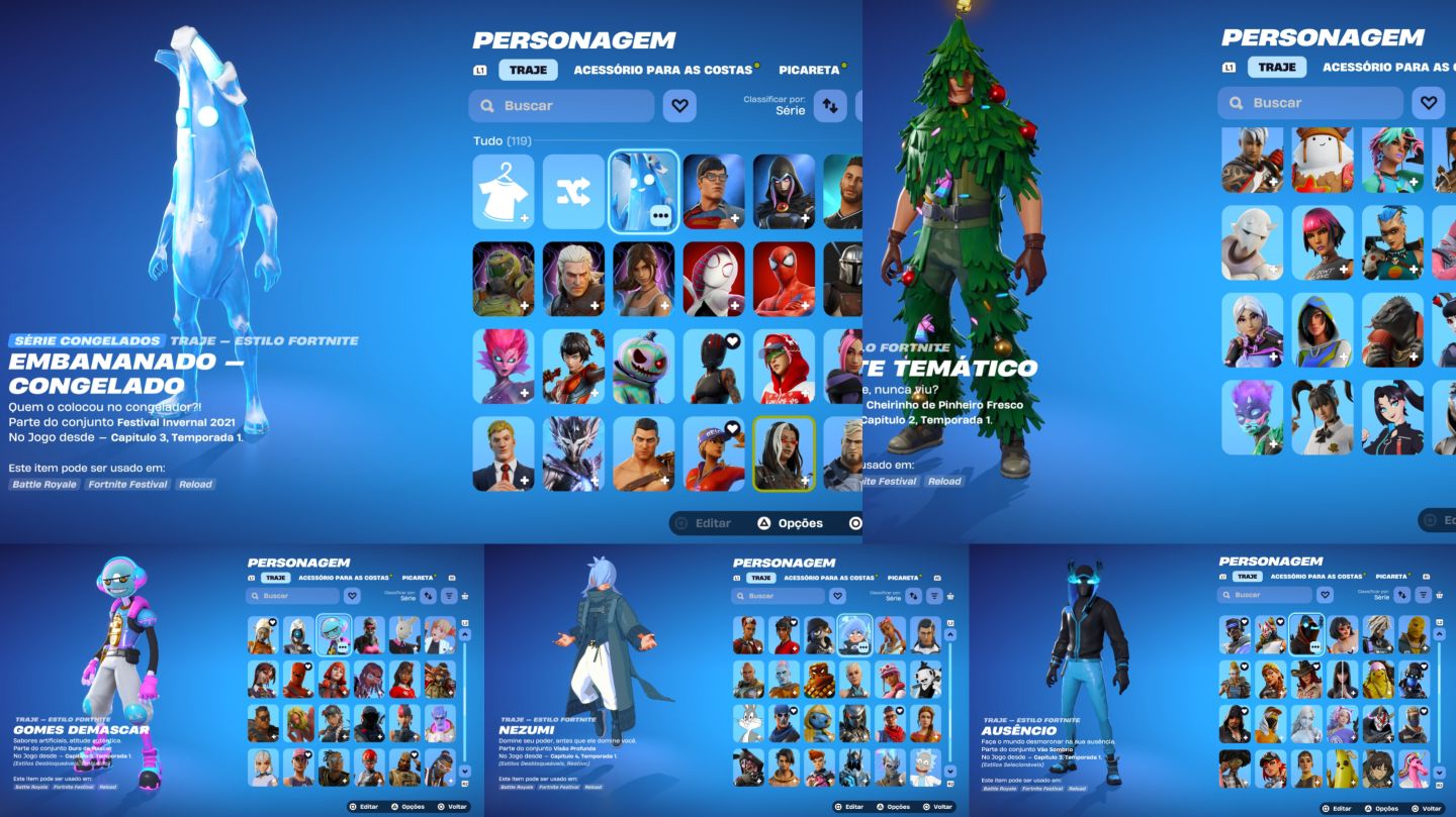 CONTA RARA DE 2018 - PSN EXTRA ATÉ 2027 - DIVERSAS SKINS/ITENS PAGOS NO FORTNITE