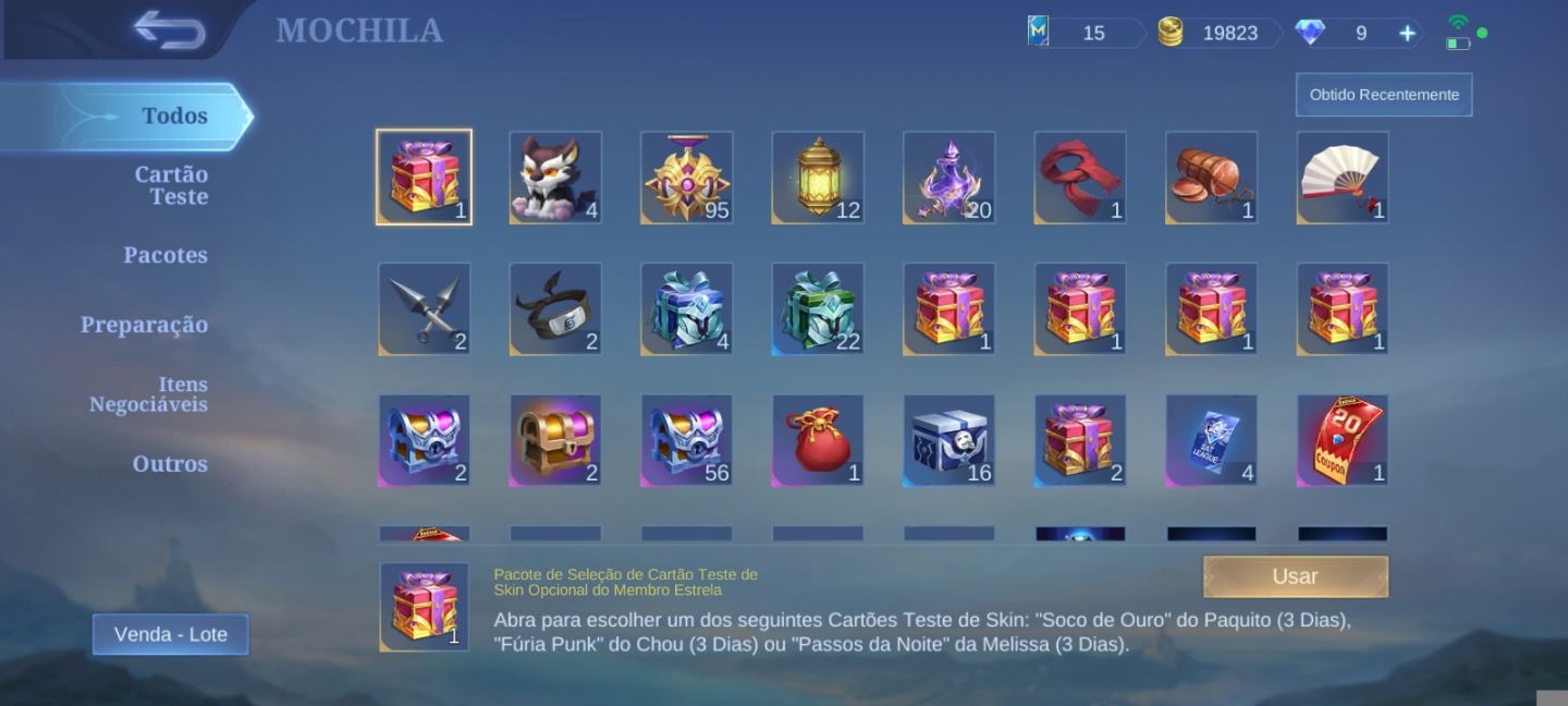 CONTA MOBILE LEGENDS 96 HERÓIS | 238 SKINS | COLECIONADOR RENOMADO III