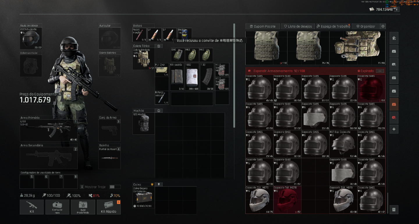 CONTA ARENA BREAKOUT INFINITE 1.4 BILHÂO DE STASH ACESSO FULL AO EMAIL