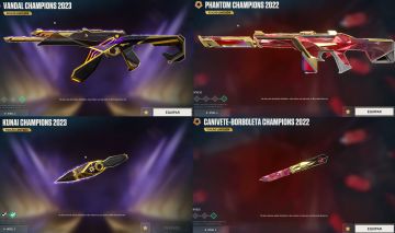 CONTA COM PACOTE CHAMPIONS 2022, PACOTE CHAMPIONS 2023 E MAIS SKINS.