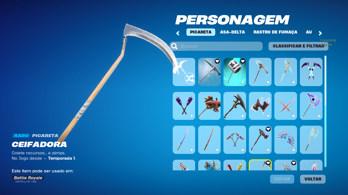 Conta de fortnite com várias skins, Acompanha varios jogos na conta da epic