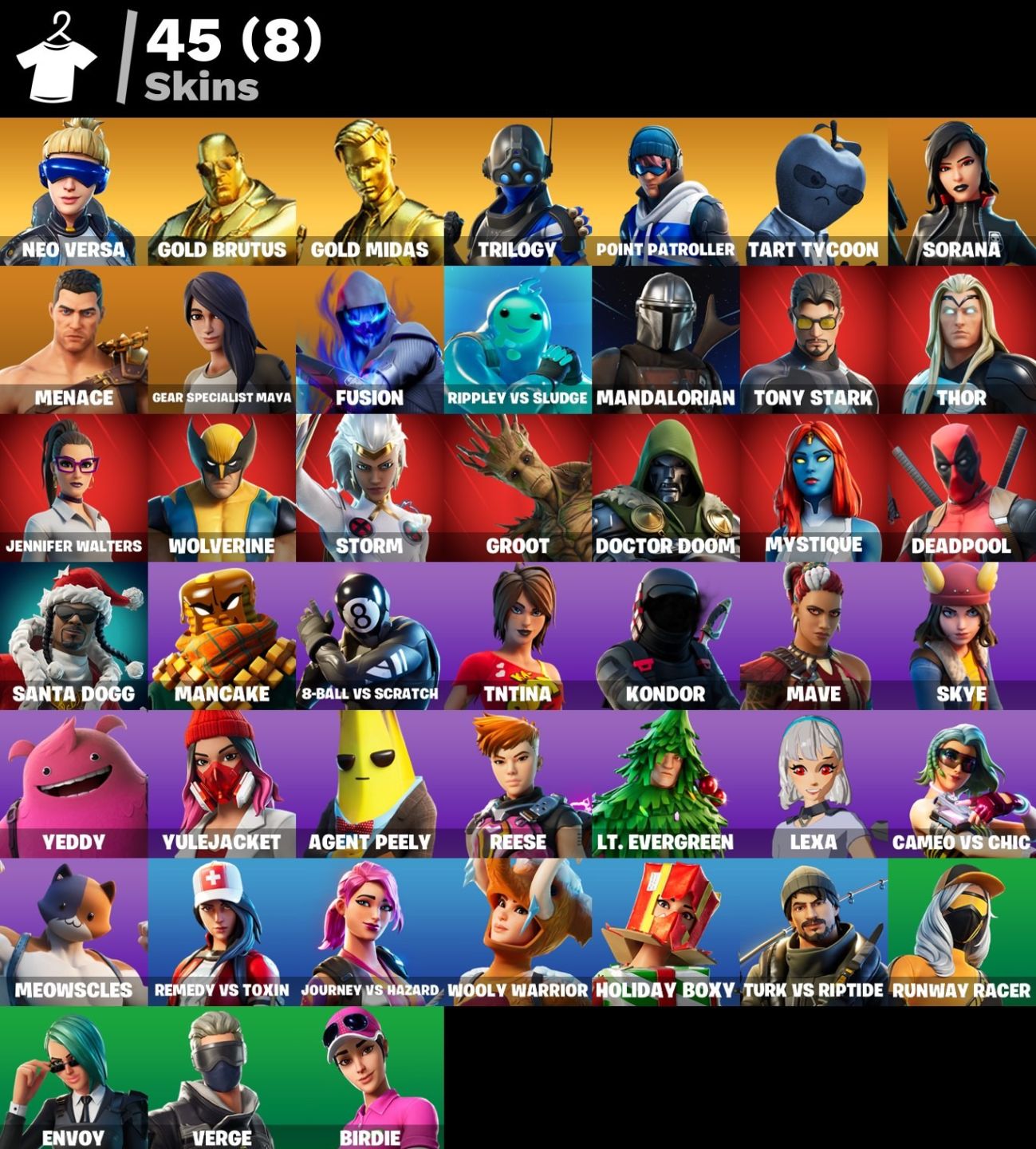 CONTA DE FORTNITE COM 45 SKINS | Deadpool | PROMOÇÃO!