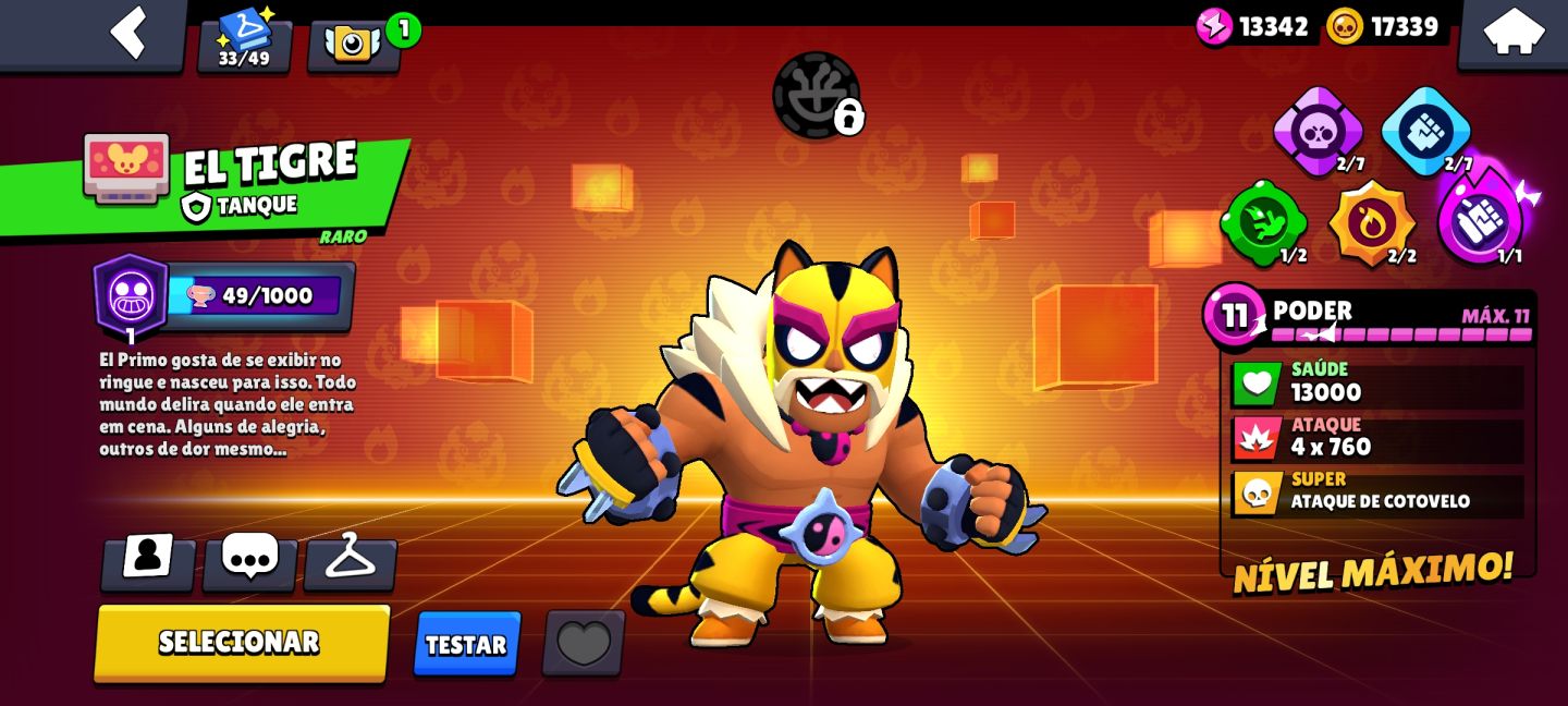 CONTA BRAWL STARS 31K DE TROFÉUS LOTADA DE SKIN