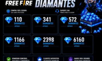 Diamante Free Fire | Entrega RÁPIDA via ID