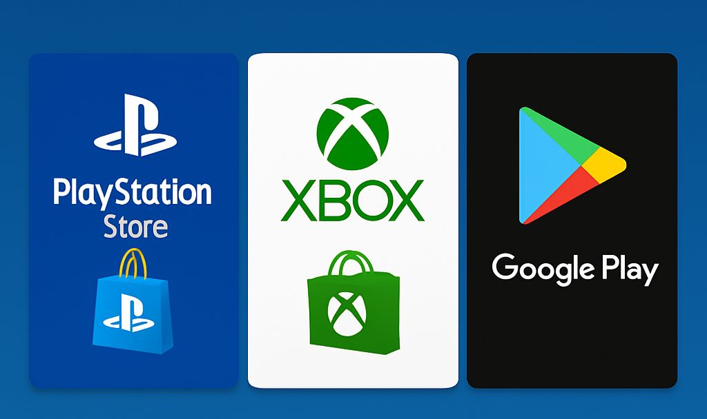 Gift Cards (Playstore 30R$ POR 25R$)