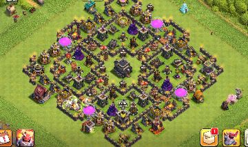Conta clash of clans Centro de vila 9 com TODOS OS CONSTRUTORES