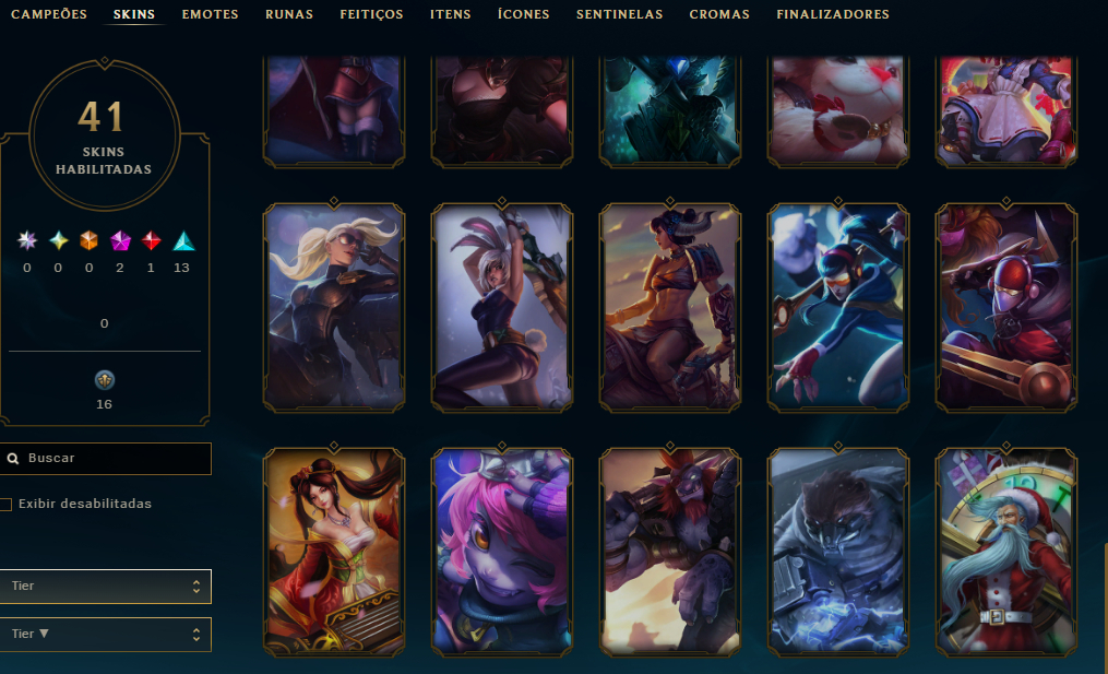 25% OFF E SEM TAXA | 92 CHAMPS | LVL 94 | 41 SKINS LINDAS! | + BRINDES