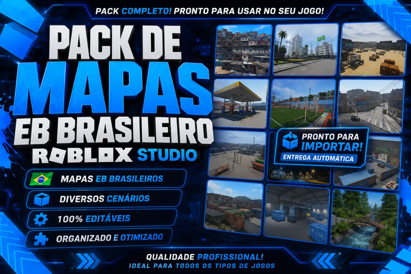 PACK DE +500 PLACES EB (EXÉRCITO BRASILEIRO) ROBLOX