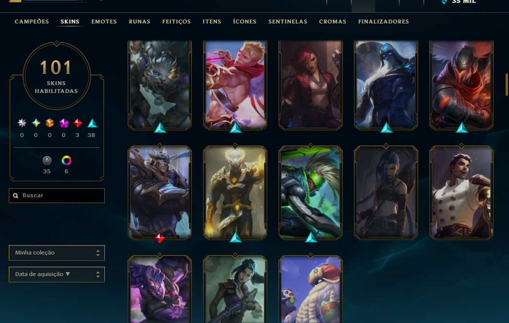 CONTA HANDLEVEL SEASON 2 MASTER 300+ PONTOS