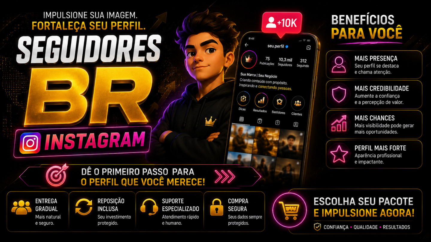 Seguidores BR para Instagram Premium