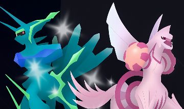 DIALGA E PALKIA ORIGEM SHINY