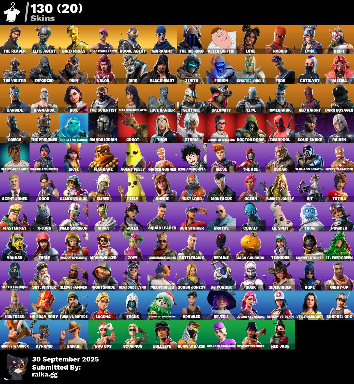 CONTA 113 SKINS OG SEASON 3