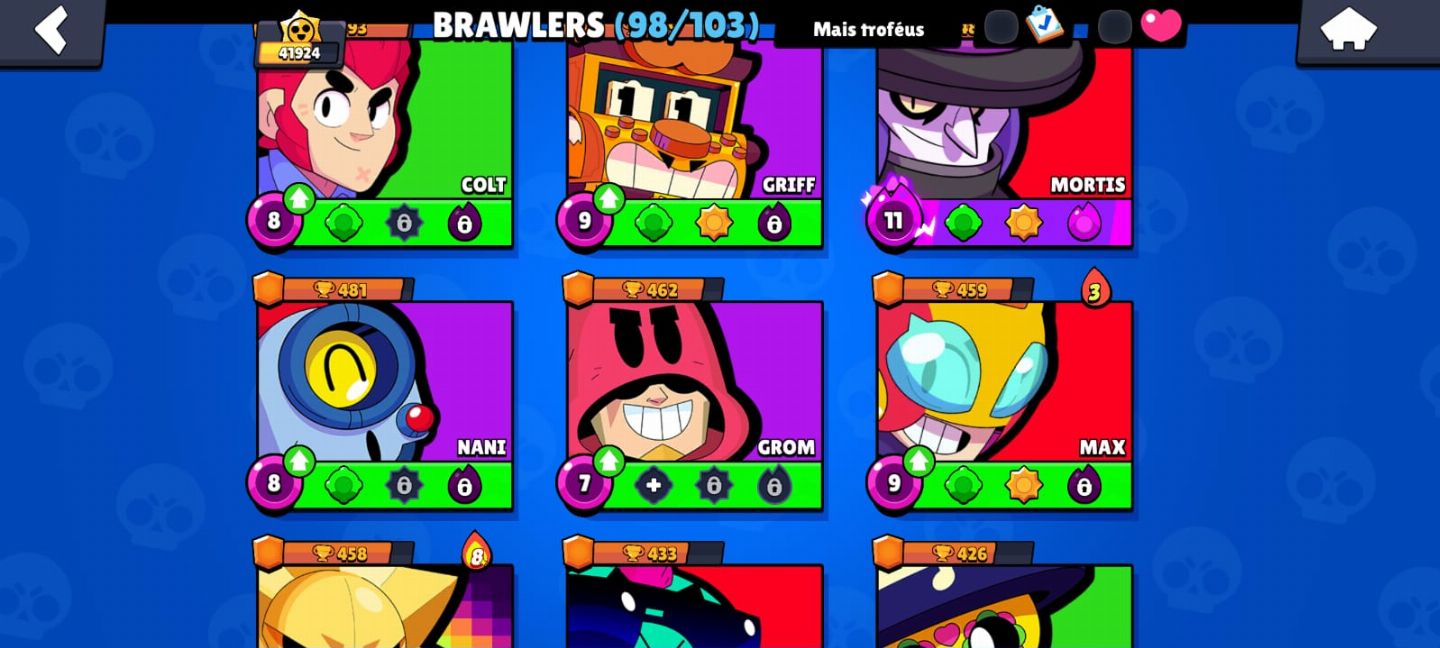 Conta Brawl Stars à venda completa e de alto nível!