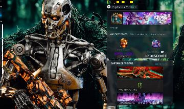 CONTA WARZONE LVL 1000 | T-800 , Corvo, Black Noir, Bailarina, Pescador, Izzi.