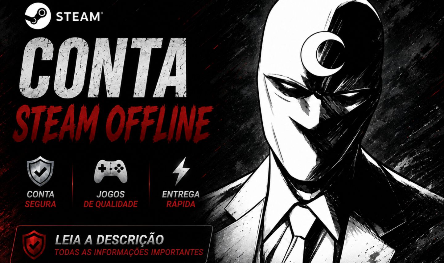 CONTA STEAM OFFLINE COM 250+ JOGOS
