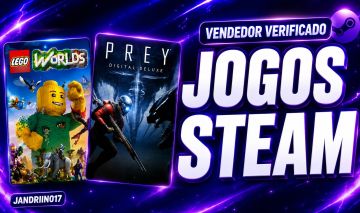JOGOS STEAM | PREY DIGITAL DELUXE E LEGO WORLDS | KEY ORIGINAL