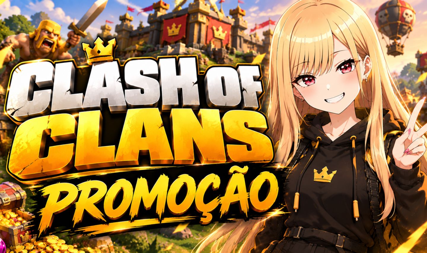 CONTA CLASH OF CLANS | CV UPADO, SEMI-FULL, CLÃ, SKINS