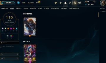 Full Acesso - 110 Skins - 150 Campeões - Level 196 - Promoção Só Hoje!!!