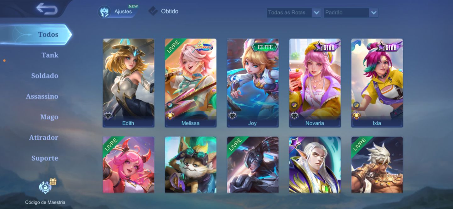 Conta MLBB | Hanabi Collector + Karina KOF + 3 Luckybox