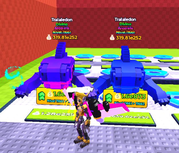 06/09 +1 Jetpack for Brainrots . Tralaledon Raimbow lv 21000 , SEJA TOP LB