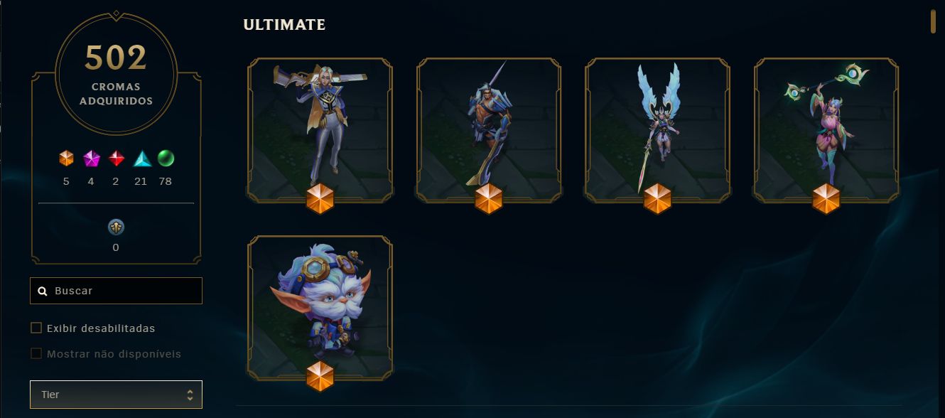 CONTA LOL 815 SKINS + VALORANT COM SKINS