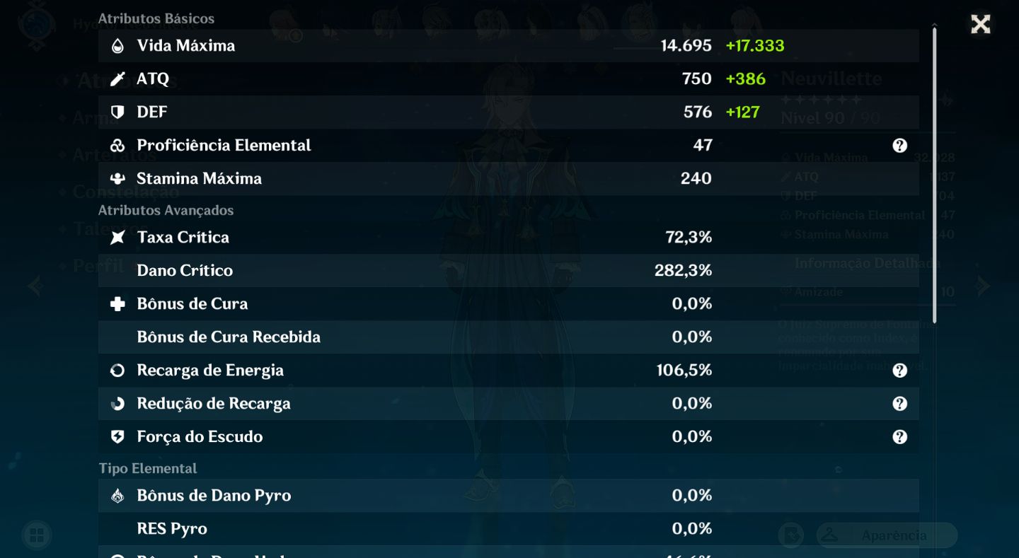 Conta de genshin Impact AR60 TOP END GAME!!!