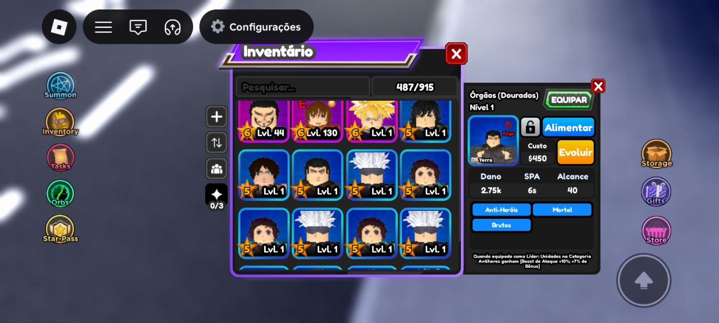 Conta astd COM 3X [ ALL STAR TOWER DEFENSE ]