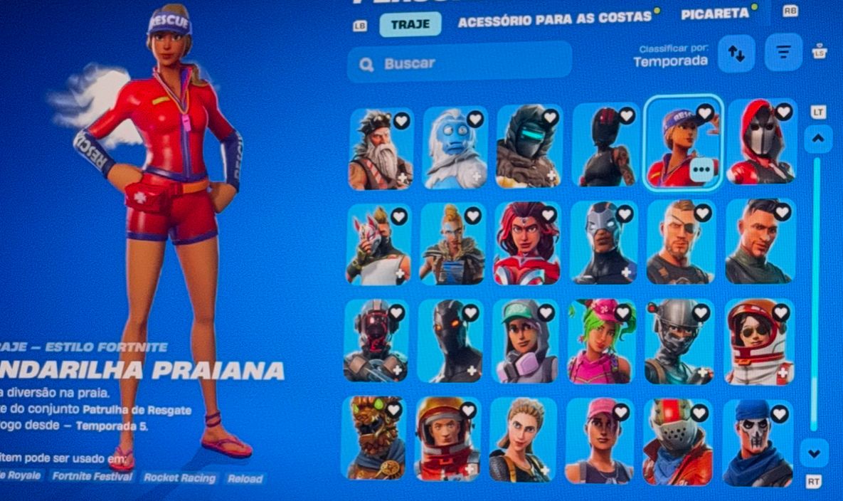 FORTNITE CAP 1 |OG FUNDADOR (V-BUCKS) | CHUN-LI + JINX + FOICE + 1300