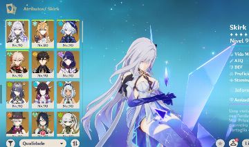 GENSHIN LaumaC1+bis, Furina+bis, Chasca+bis, Lyney+bis, Skirk, Escoffier e+