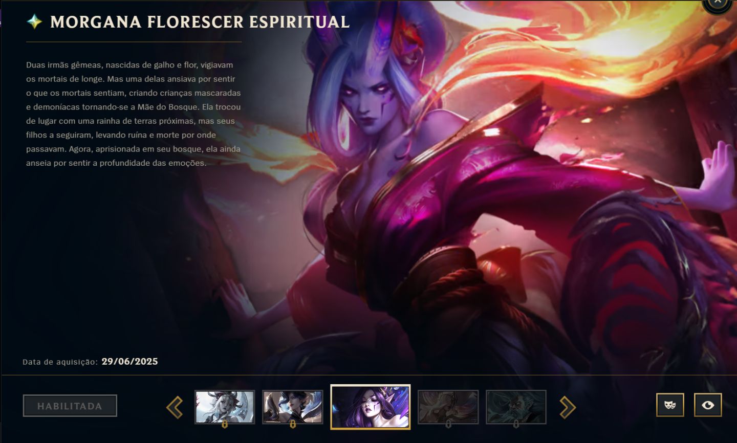 Conta de LoL, Platina IV Flex