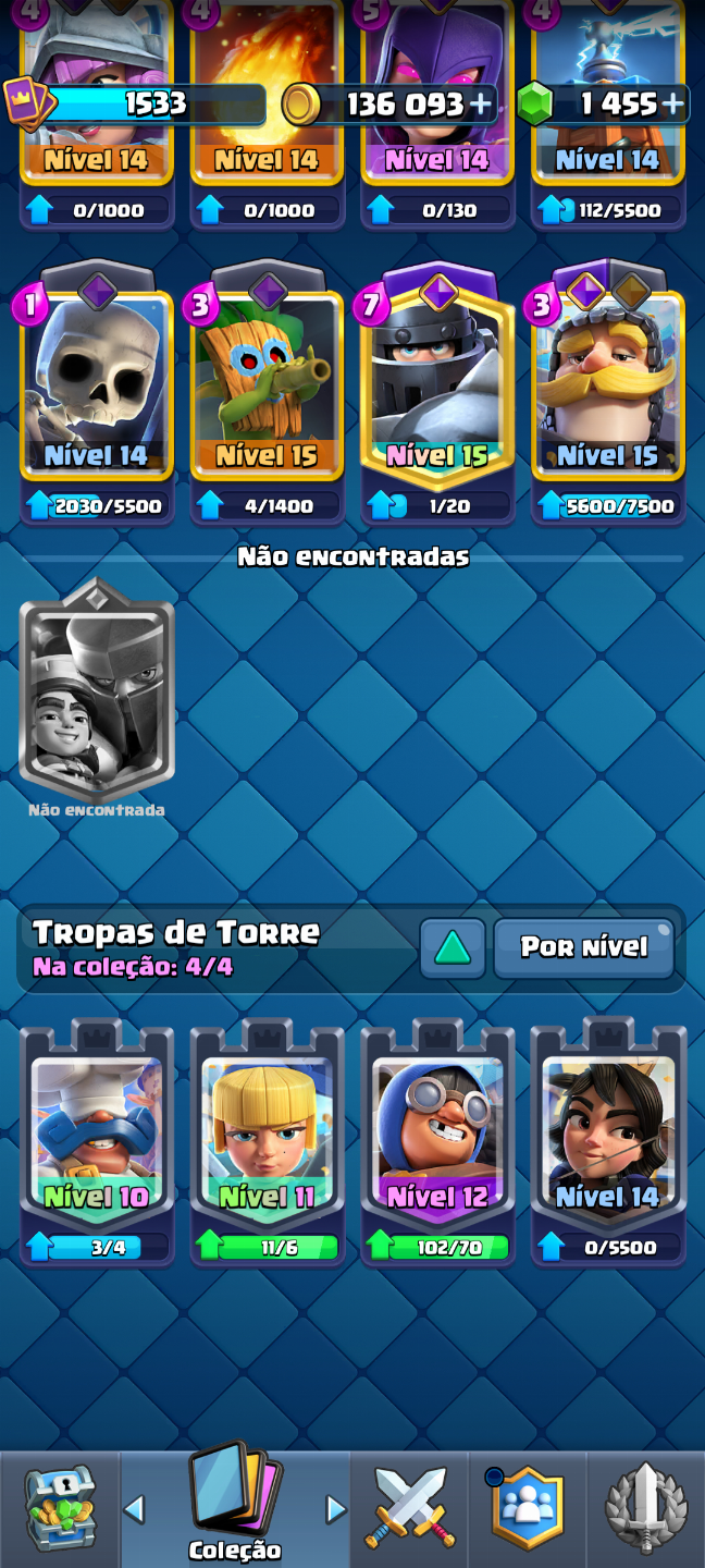 CLASH ROYALE- 9.7k+ TROFÉUS-Arena 24- 12 EVOS CARTAS NÍVEL 15/14/13/12/11