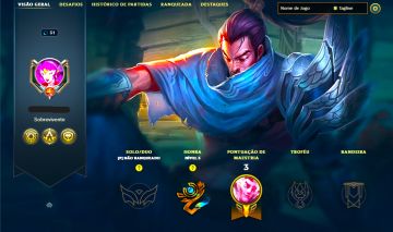 SKIN SWAIN ROSA DE CRISTAL + [ CONTA MAIN SUPORTE ] + [ TROCA NICK ]