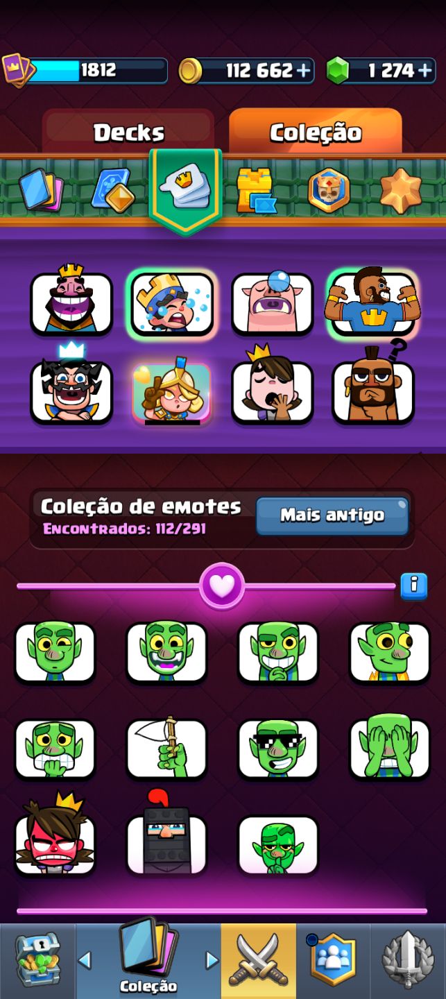 Tô agoniado ] CONTA CLASH ROYALE PREMIUM | 14x LVL 16 | 122/122 |