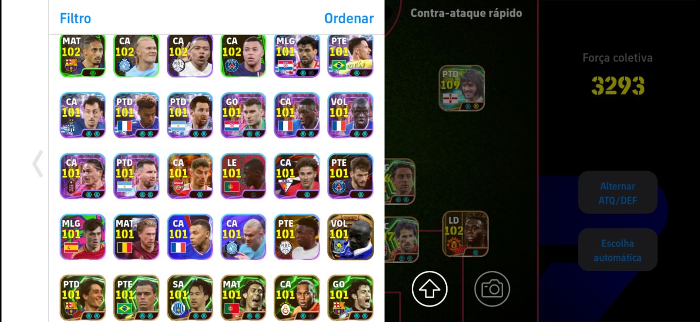 Conta EFOOTBALL extremamente boa