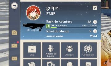 Conta Genshin - Mavuika com Espada 5 + Xilonen Nv.90 | Rank Aventura 58