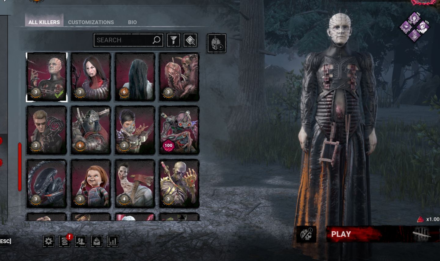 CONTA DBD EPIC COM PINHEAD E MYERS + CONT FORTNITE E ROCKET LEAGUE