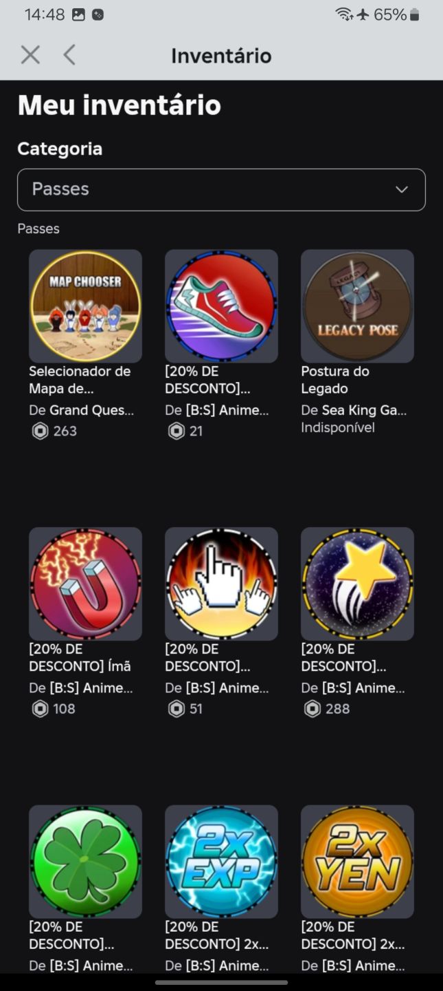 CONTA ROBLOX 2019 | +3K ROBUX EM PASSES | +20 OFFSALES
