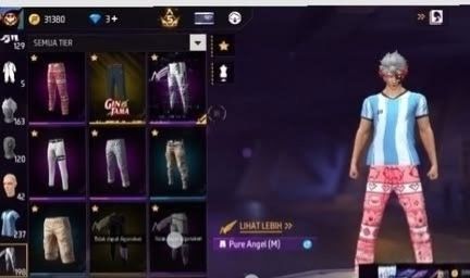 CONTA ENDGAME - CALÇA ANGELICAL VERMELHA + 313 ARMAS + EVO LV7